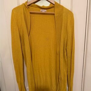 Merona Women's Cardigan in Mustard Yellow
